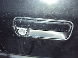 1993 HONDA ACCORD EX , 2.2L AUTO 4DR, COLOR BLACK, STK A14165